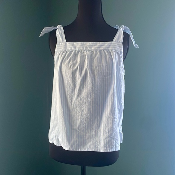 Madewell Sky Blue Textured Blouse - Picture 1 of 3